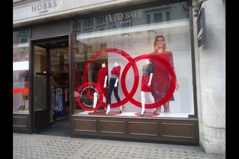Hobbs, Olympic window display
